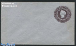 Mauritius 1862 Envelope 6p, Flap Stamp Type 3, Unused Postal Stationary - Mauricio (1968-...)