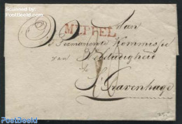 Netherlands 1829 Folding Cover From Meppel To S Gravenhage, Postal History - ...-1852 Precursores