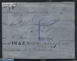 Netherlands 1887 Folding Letter From Delft To Beek, Postal History - Lettres & Documents