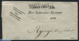 Netherlands 1816 Folding Cover From S-Gravenhage To Rijswijk, Postal History - ...-1852 Precursori