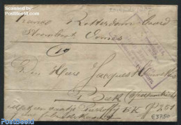 Netherlands 1887 Folding Invoice From Rotterdam To Beek, Maastricht, Shipped By A Steamboat, Postal History - Covers & Documents