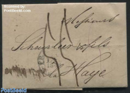 Netherlands 1844 Folding Letter From Arnhem To The Hague, Postal History - ...-1852 Precursores