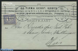 Netherlands 1908 Post Card To Amsterdam, Postal History - Cartas & Documentos