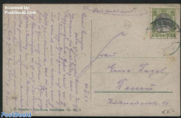 Netherlands 1899 Greeting Card From Dessau, Postal History, Nature - Wine & Winery - Brieven En Documenten