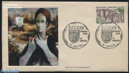 France 1974 Art Cover, Tourism - Sementzeff, First Day Cover, Various - Tourism - Lettres & Documents