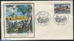 France 1973 Art Cover, Gien - Alain Binoist, First Day Cover - Covers & Documents