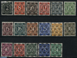 Germany, Federal Republic 1948 Overprints 17v (all Over Posthorn), Unused (hinged) - Neufs