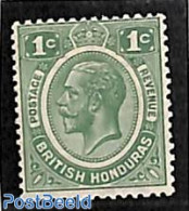 Belize/British Honduras 1922 1c, WM Multiple-script-CA, Stamp Out Of Set, Unused (hinged) - Honduras Británica (...-1970)
