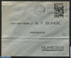 Netherlands 1932 Cover From Utrecht To Nijmegen, Postal History, Religion - Churches, Temples, Mosques, Synagogues - Cartas & Documentos