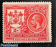 Belize/British Honduras 1921 Peace 1v, Unused (hinged), History - Coat Of Arms - Peace - British Honduras (...-1970)