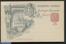 Madeira 1898 Illustrated Postcard Paco Real De Cintra, Unused Postal Stationary - Madeira