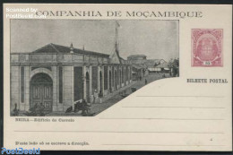 Mozambique 1904 Illustrated Postcard, 10R, Edificio Do Correio, Unused Postal Stationary, Post - Correo Postal