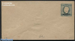 Azores 1882 Envelope 25R, Unused Postal Stationary - Açores