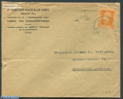 Netherlands 1944 Cover To Antwerpen With Nvhp No. 433, Postal History, History - Kings & Queens (Royalty) - Brieven En Documenten