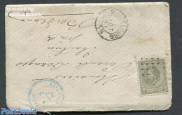 Netherlands 1875 A Letter From Middelburg To Bordeaux, Postal History - Covers & Documents