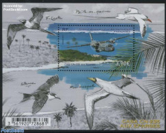French Antarctic Territory 2017 CASA CN-235 S/s, Mint NH, Nature - Transport - Birds - Aircraft & Aviation - Unused Stamps