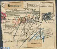 Netherlands 1929 Postale From Dordrecht To Roosendaal With Nvhp No.198, Postal History, History - Kings & Queens (Roya.. - Brieven En Documenten