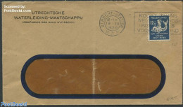 Netherlands 1929 Cover From Utrecht With Nvhp No.228, Postal History, Art - Children Drawings - Brieven En Documenten