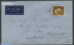 Netherlands 1940 Airmail To Indonesia, Postal History, History - Kings & Queens (Royalty) - Briefe U. Dokumente