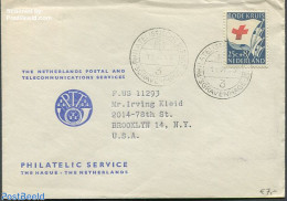 Netherlands 1953 Cover To Brooklyn USA With Nvhp No.611, Postal History - Cartas & Documentos