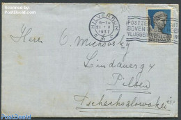 Netherlands 1937 Cover From Hilversum With Nvhp No.295, Postal History - Covers & Documents