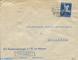 Netherlands 1946 Cover With Nvhp No.473, Postal History - Briefe U. Dokumente