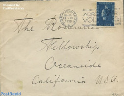 Netherlands 1938 Cover With Nvhp No.312, Postal History, History - Kings & Queens (Royalty) - Lettres & Documents