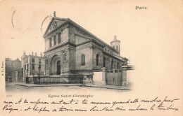 75-PARIS-EGLISE SAINT CHRISTOPHE-N°T5322-G/0131 - Kerken