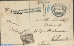 Switzerland 1913 Postcard From Geneve To Seine, Postal History - Lettres & Documents