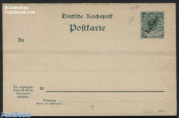 Germany, Colonies 1897 Kamerun, Reply Paid Postcard 5/5pf, Unused Postal Stationary - Other & Unclassified