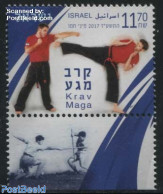 Israel 2017 Krav Maga 1v, Mint NH, Sport - Sport (other And Mixed) - Ongebruikt (met Tabs)