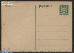 Germany, Empire 1925 Postcard 5pf, Perforated, Unused Postal Stationary - Brieven En Documenten