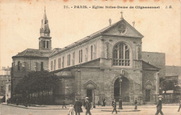 75-PARIS-EGLISE NOTRE DAME DE CLIGNANCOURT-N°T5322-F/0089 - Iglesias