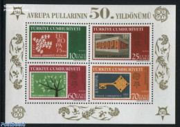 Türkiye 2005 50 Years Europa Stamps S/s, Perforated, Mint NH, History - Europa Hang-on Issues - Stamps On Stamps - Other & Unclassified