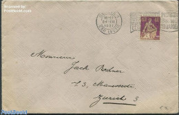Switzerland 1921 Envelope From Geneve To Zurich, Postal History - Briefe U. Dokumente