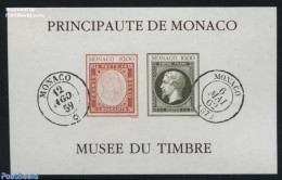 Monaco 1992 Stamp Museum S/s, Imperforated, Mint NH, Stamps On Stamps - Ungebraucht