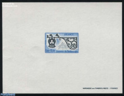 France 1977 Stamp Day, Epreuve De Luxe, Mint NH, Stamp Day - Ungebraucht