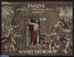 Vatican 2017 Easter S/s, Mint NH, Religion - Religion - Art - Paintings - Ongebruikt