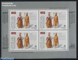 Vatican 2017 Samogitia Diocese M/s, Joint Issue Lithuania, Mint NH, History - Religion - Various - Kings & Queens (Roy.. - Nuovi