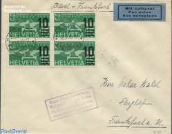 Switzerland 1935 Envelope From Basel, Postal History - Brieven En Documenten