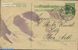 Switzerland 1909 Postcard From Brunnen, Postal History - Briefe U. Dokumente