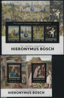 Gambia 2016 Hieronymus Bosch 2 S/s, Mint NH, History - Netherlands & Dutch - Art - Paintings - Geografía