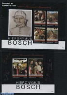 Grenada 2016 Hieronymus Bosch 2 S/s, Mint NH, History - Religion - Netherlands & Dutch - Religion - Art - Paintings - Aardrijkskunde