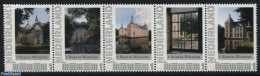 Netherlands - Personal Stamps TNT/PNL 2012 Huys Te Warmont 5v [::::], Mint NH, Castles & Fortifications - Châteaux