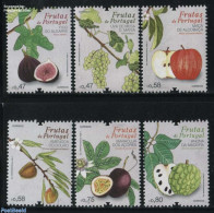 Portugal 2017 Fruits Of Portugal 6v, Mint NH, Health - Nature - Food & Drink - Fruit - Unused Stamps