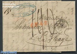 Netherlands 1847 Folding Letter To The Hague, Postal History - ...-1852 Préphilatélie