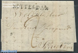 Netherlands 1814 Folding Letter To The Mayor Of Schiedam, Postal History - ...-1852 Precursori