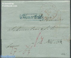 Netherlands 1848 Folding Letter To The Hague, Postal History - ...-1852 Precursori