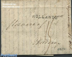 Netherlands 1807 Folding Letter From Amsterdam To Bordeaux, Postal History - ...-1852 Precursores