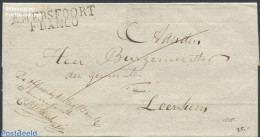 Netherlands 1815 Folding Cover From Amersfoort, Postal History - ...-1852 Precursores